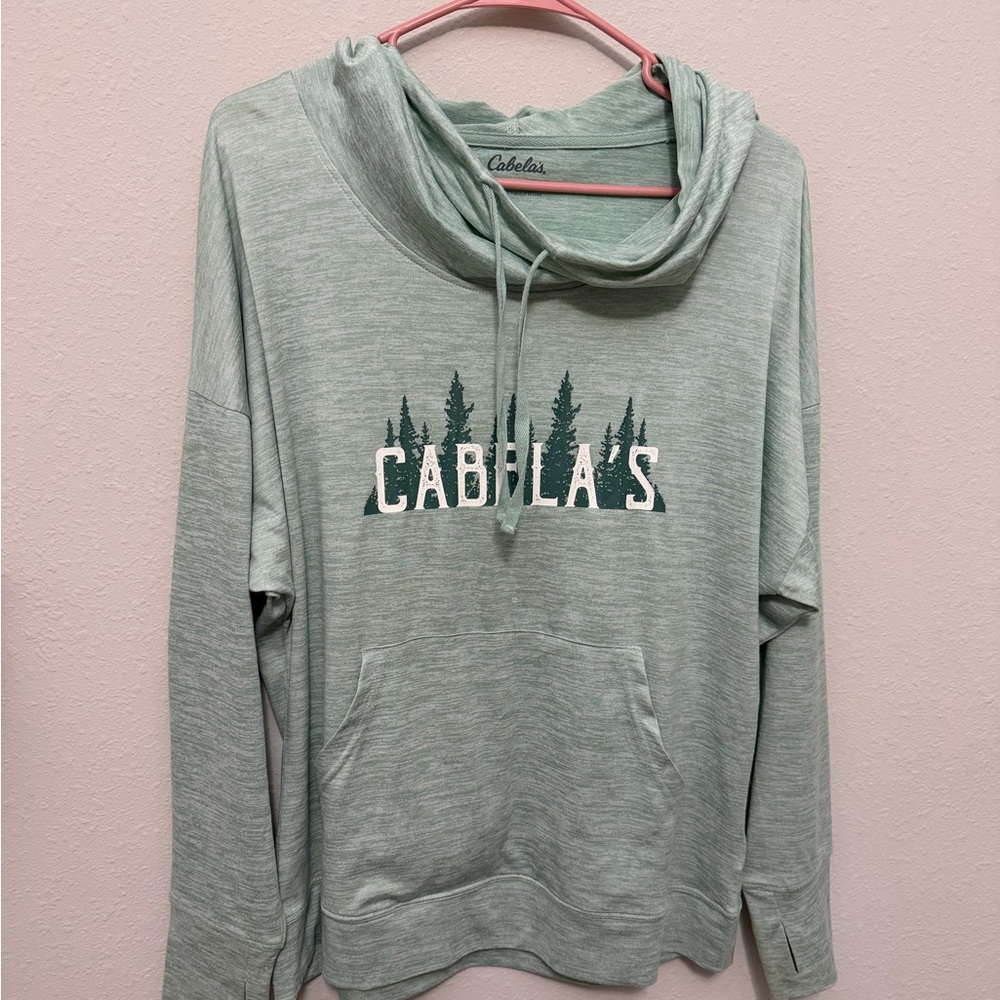 Cabela's Sage Green Women's Sweatshirt - Picture 2 of 6